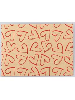 Конверт подарочный «Сердечки», 11.5 × 16 см