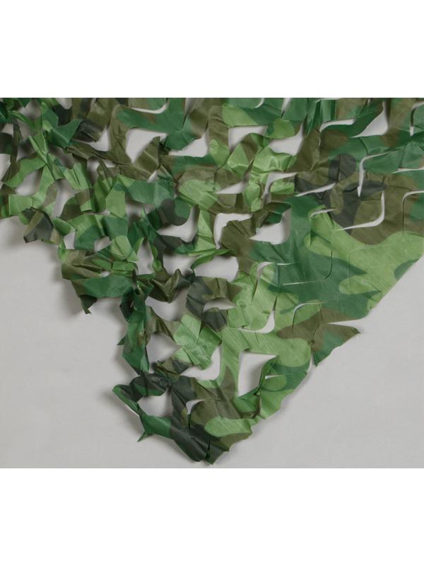 Сетка маскировочная, 5 × 2 м, одинарная, светло-зелёная, коричневая