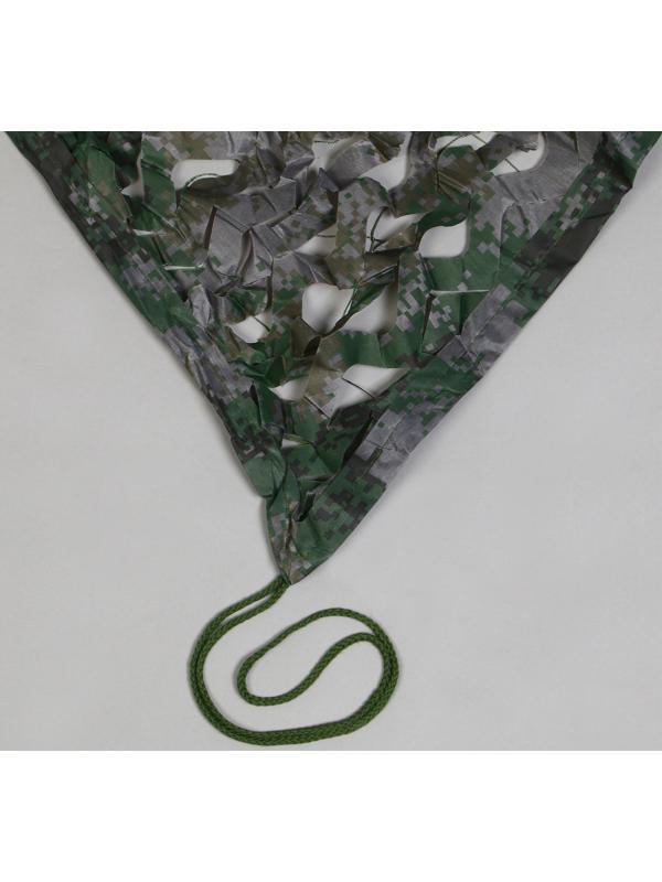 Сетка маскировочная, 3 × 2 м, двухслойная, песочно-зелёная, с люверсами