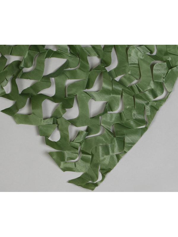 Сетка маскировочная, 3 × 2 м, одинарная, тёмно-зелёная