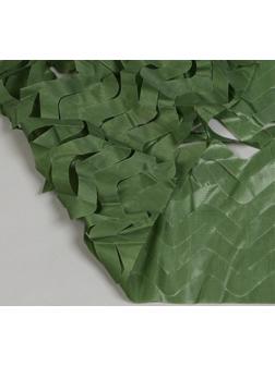 Сетка маскировочная, 4 × 3 м, одинарная, тёмно-зелёная