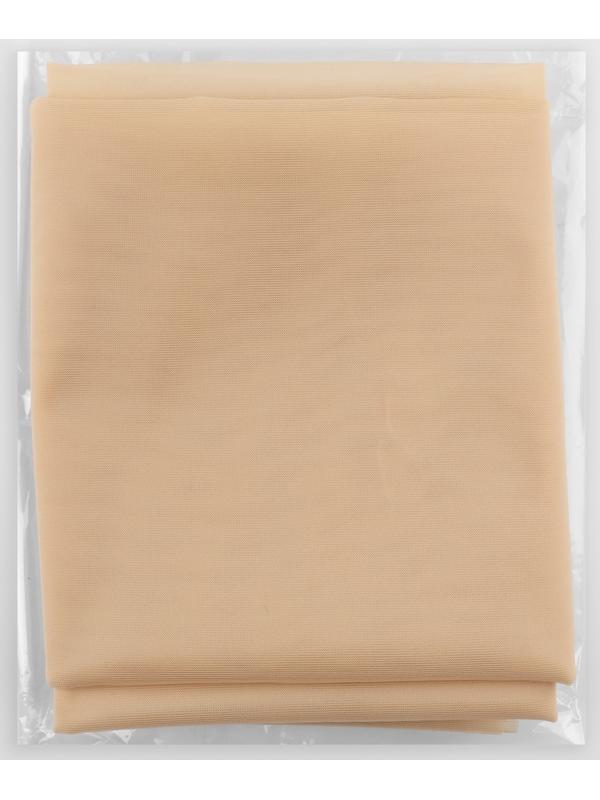 Корсетная сетка, 45 гр/кв. метр, 150 × 100±10 см, цвет телесный