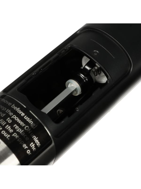 Мельница электрическая LuazON WGM-01, гравитационная, пластик, от батареек (не в комп-те)