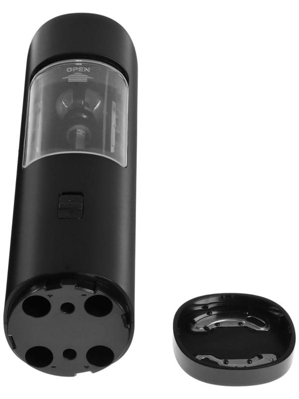 Мельница электрическая LuazON LET-006, гравитационная, 25 Вт, 85 мл, черная