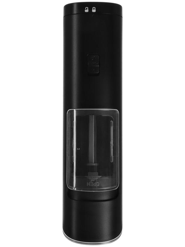 Мельница электрическая LuazON LET-006, гравитационная, 25 Вт, 85 мл, черная