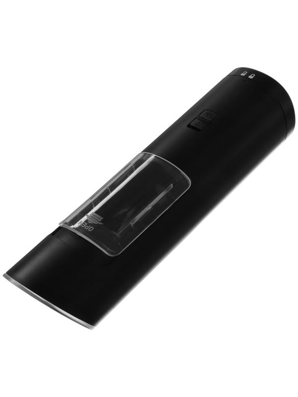 Мельница электрическая LuazON LET-006, гравитационная, 25 Вт, 85 мл, черная