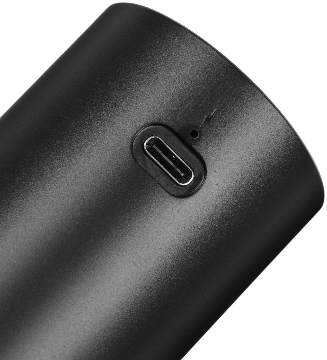 Штопор электрический LuazON LSH- 09, 10 Вт, АКБ, резак для фольги, черный