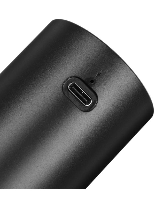 Штопор электрический LuazON LSH- 09, 10 Вт, АКБ, резак для фольги, черный