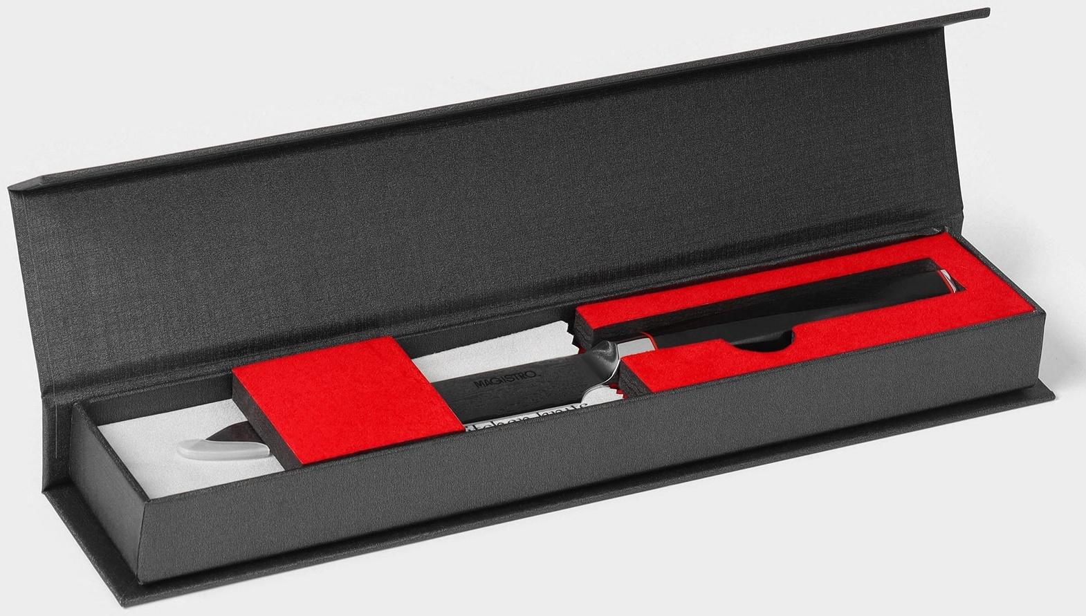 Нож овощной Magistro «Ортего», длина лезвия 12,7 см, дамасская сталь AUS-10