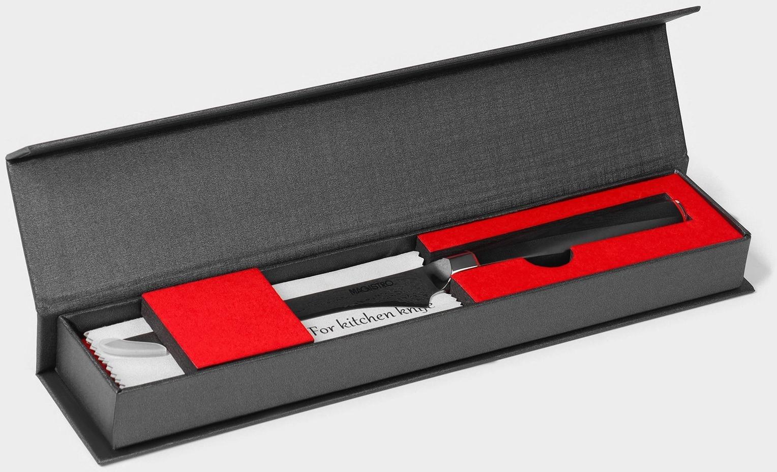 Нож обвалочный Magistro «Ортего», длина лезвия 14,5 см, дамасская сталь AUS-10