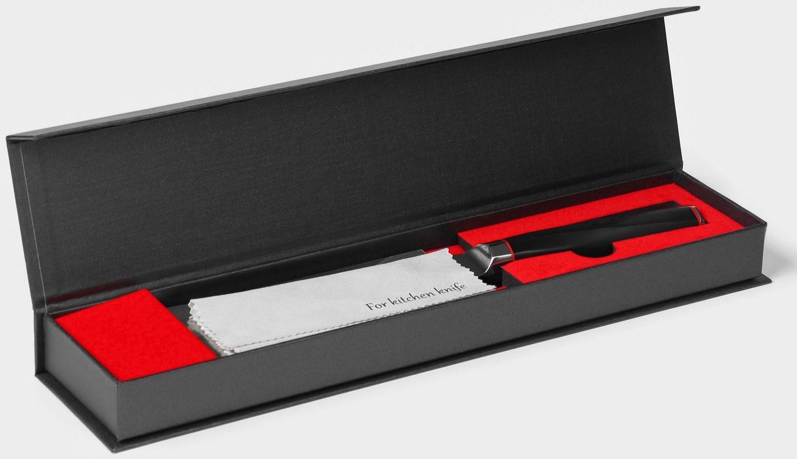 Нож топорик Magistro «Ортего», длина лезвия 18 см, дамасская сталь AUS-10