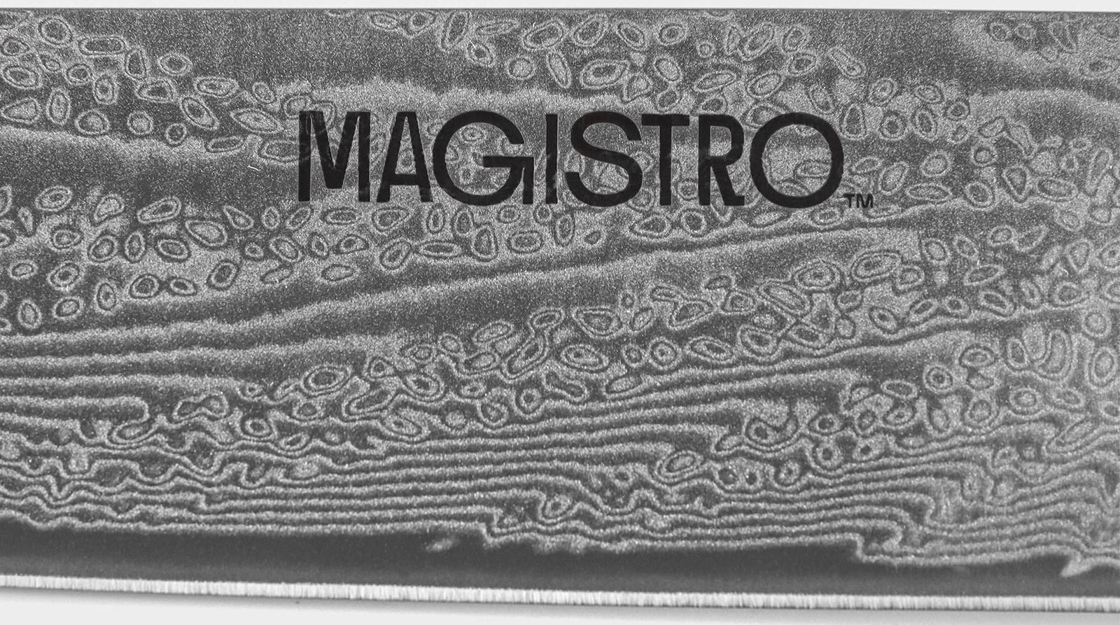 Нож разделочный Magistro «Ортего», длина лезвия 20,3 см, дамасская сталь AUS-10