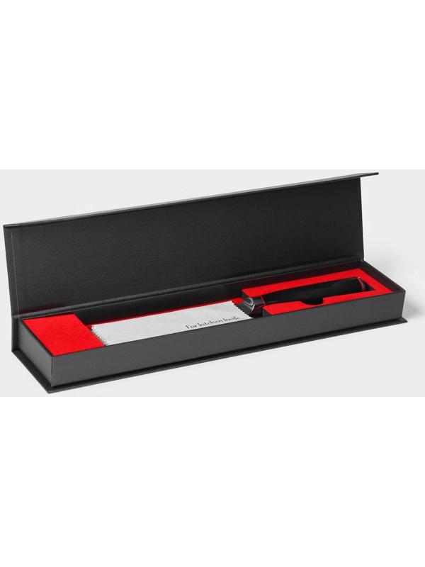 Нож шеф Magistro «Ортего», длина лезвия 20,3 см, дамасская сталь AUS-10