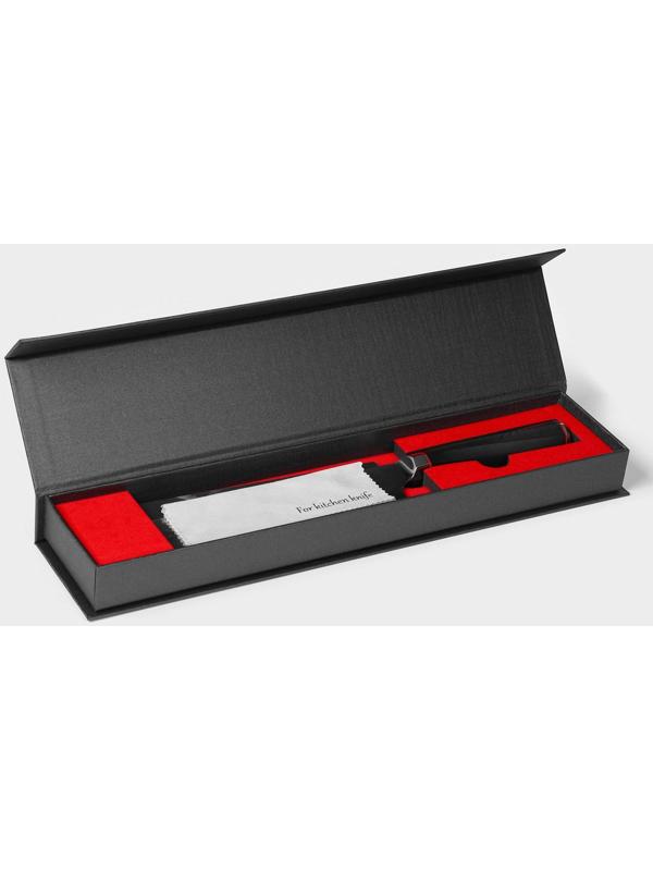 Нож шеф Magistro «Ортего», длина лезвия 24 см, дамасская сталь AUS-10