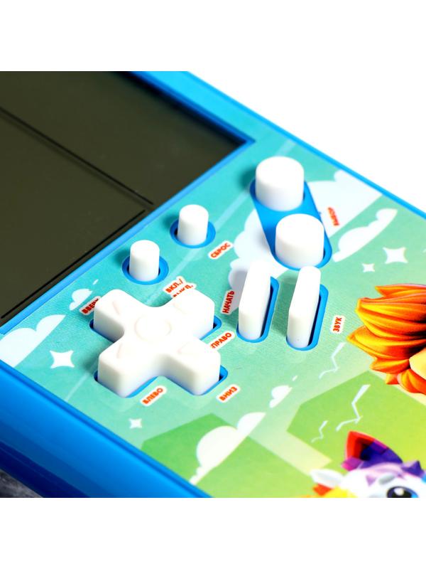 Электронная игра, цвет голубой