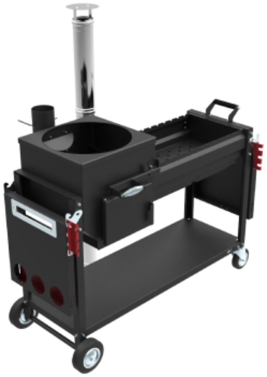 Печь-мангал Искандер-400 «Комфорт Эйр», 121 х 51,5 х 49 см