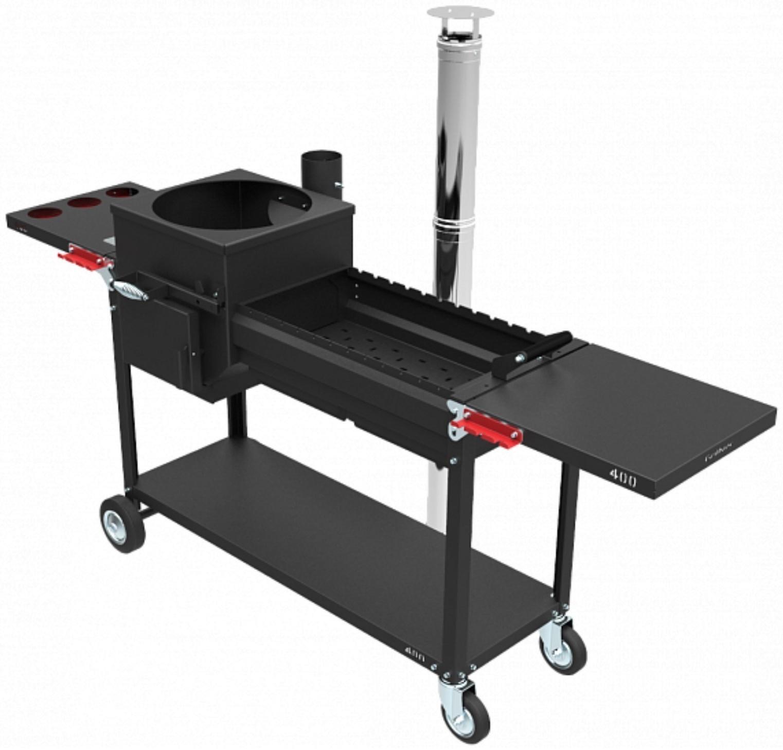 Печь-мангал Искандер-400 «Комфорт Эйр», 121 х 51,5 х 49 см