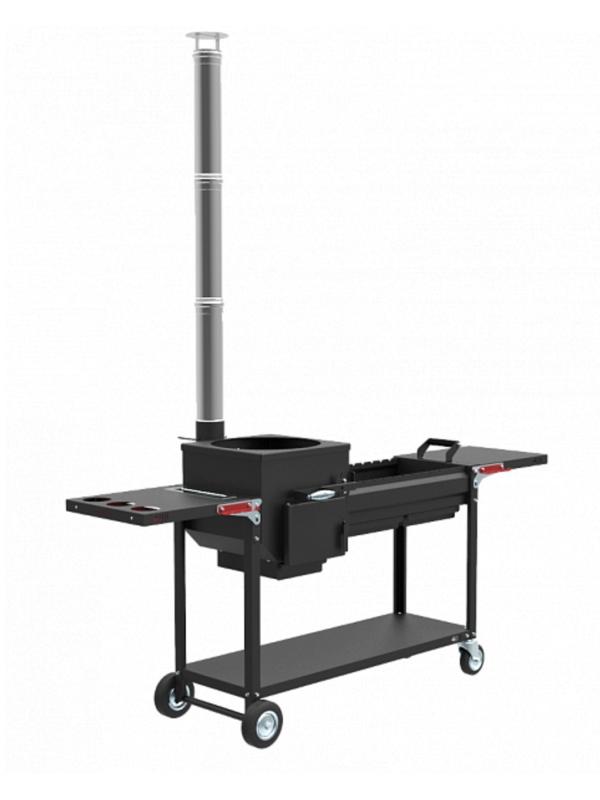 Печь-мангал Искандер-400 «Комфорт Эйр», 121 х 51,5 х 49 см