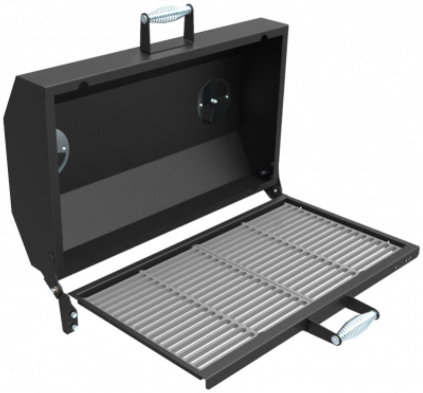 Крышка-гриль (с чугунной решёткой-гриль) для печь-мангалов Искандер-400, 69 х 42 х 20 см