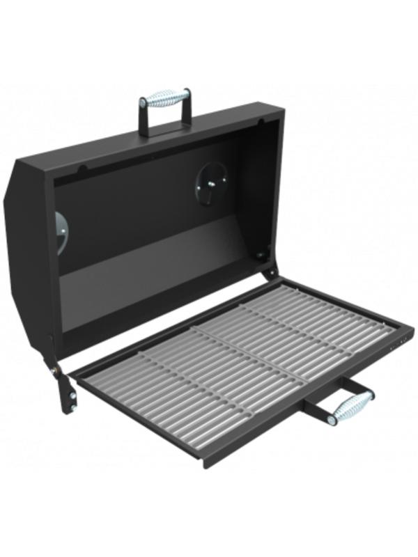 Крышка-гриль (с чугунной решёткой-гриль) для печь-мангалов Искандер-400, 69 х 42 х 20 см