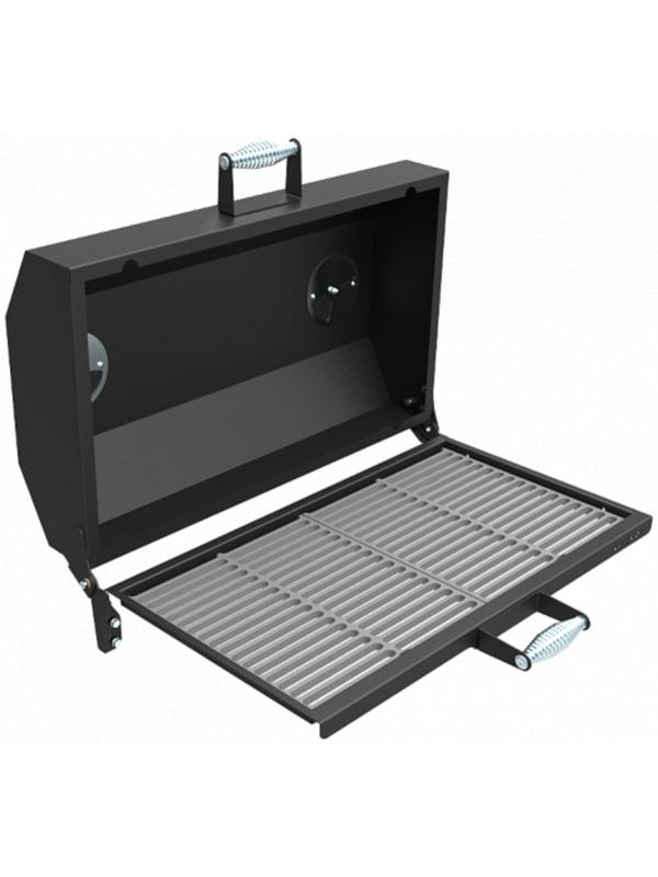 Крышка-гриль (с чугунной решёткой-гриль) для печь-мангалов Искандер-400, 69 х 42 х 20 см