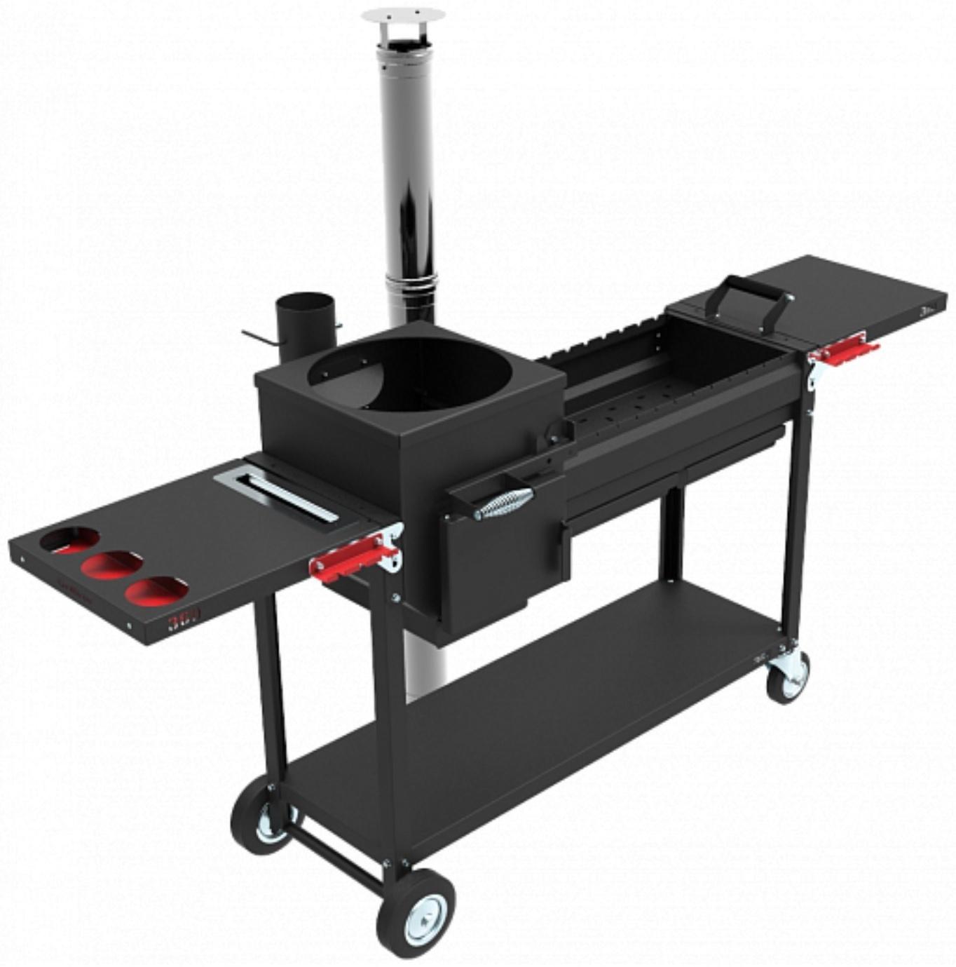 Печь-мангал Искандер-360 «Комфорт Эйр», 115 х 41 х 48,5 см