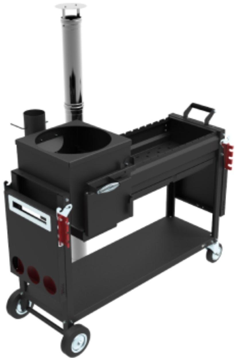 Печь-мангал Искандер-360 «Комфорт Эйр», 115 х 41 х 48,5 см