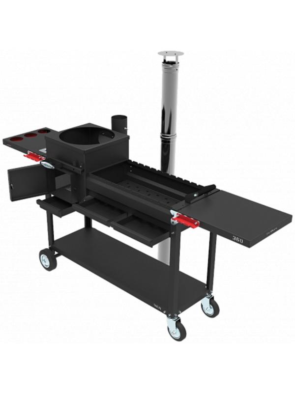 Печь-мангал Искандер-360 «Комфорт Эйр», 115 х 41 х 48,5 см