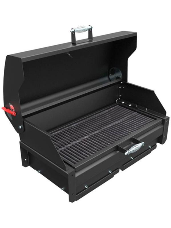 Крышка-гриль (с чугунной решёткой-гриль) для мангалов Файркрафт, 91,5 х 44,5 х 28,5 см