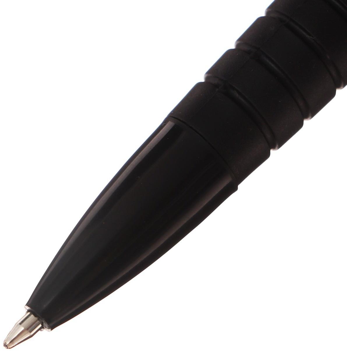 Набор 12 шт. Ручка шариковая автомат 0,5мм синяя, корпус МИКС с резин. держателем Офис