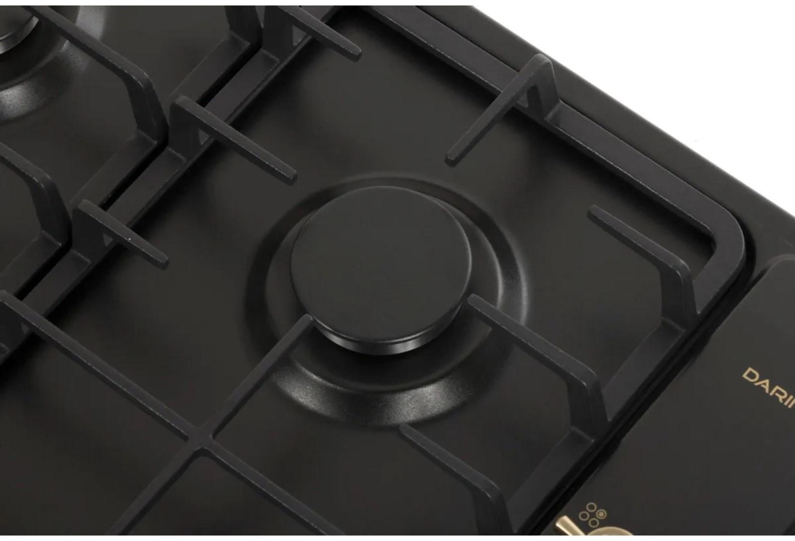 Варочная поверхность Darina 1T18 BGM 341 11 At, газовая, 4 конфорки, чёрная