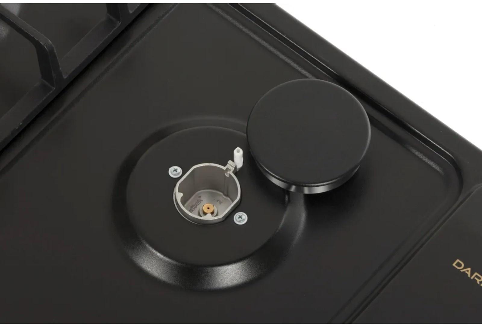 Варочная поверхность Darina 1T18 BGM 341 11 At, газовая, 4 конфорки, чёрная