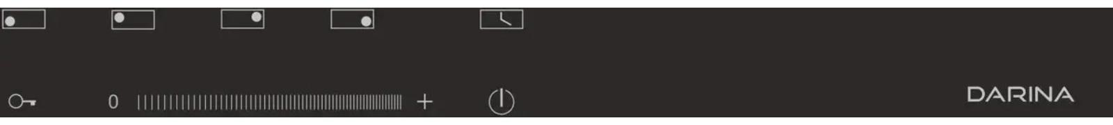 Варочная поверхность Darina 5 P EI313B, индукционная, 4 конфорки, сенсор, чёрная