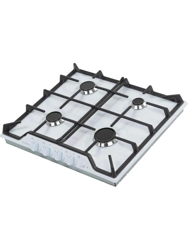 Варочная поверхность Gefest ПВГ 1212-01, газовая, 4 конфорки, белая