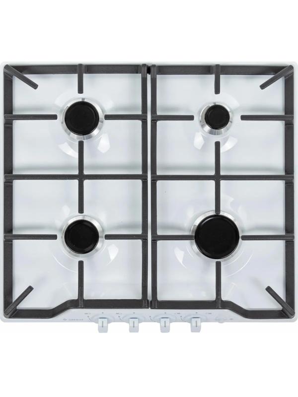 Варочная поверхность Gefest ПВГ 1212-01, газовая, 4 конфорки, белая