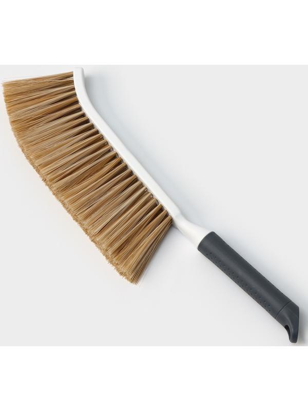 Щетка сметка Raccoon Breeze, удобная ручка, 37,5×2,8 см, ворс PET 7,5 см, 3 ряда по 25 пучков