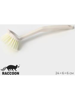 Щётка для мытья посуды Raccoon Breeze, 24×6 см, ворс 2,5 см