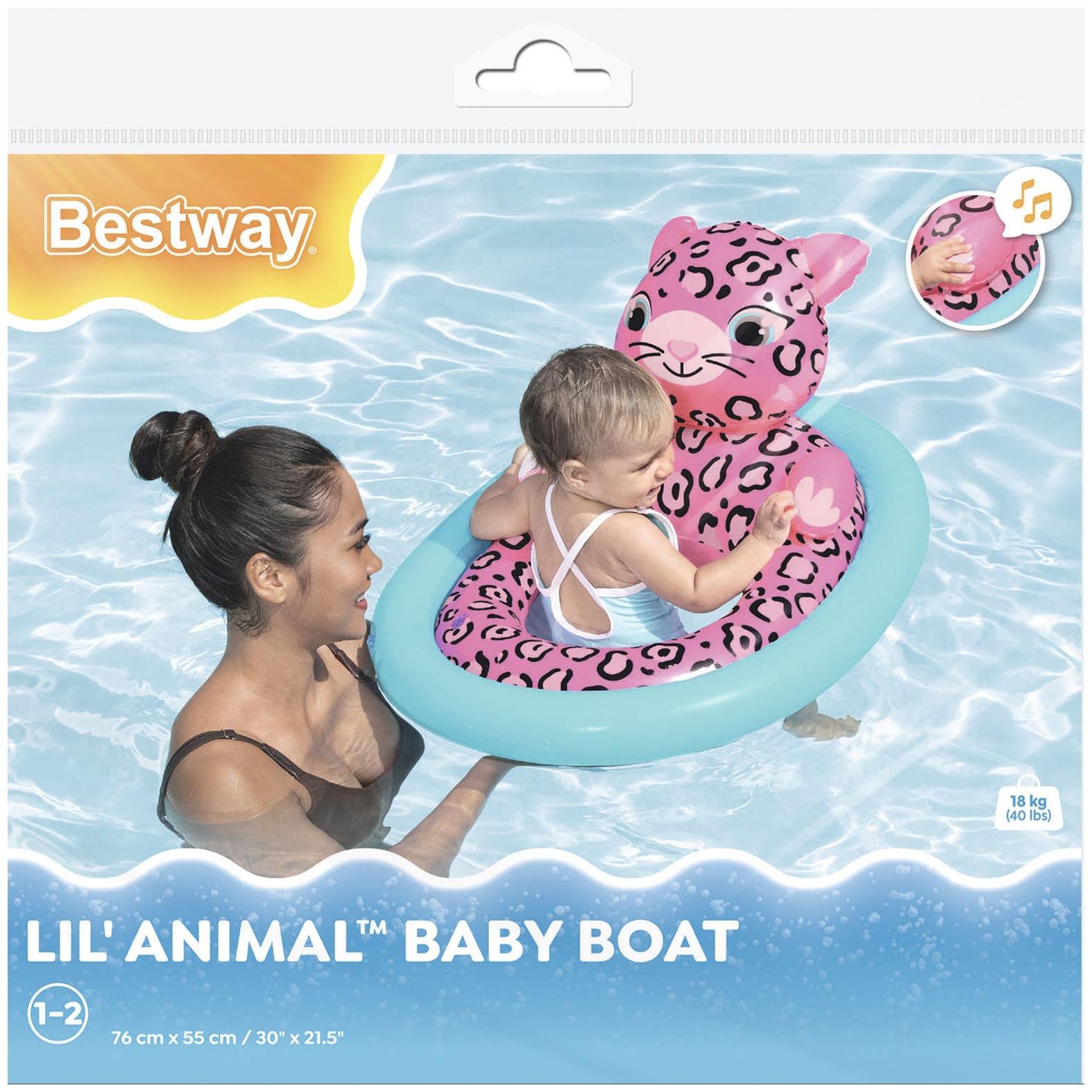 Круг для плавания «Зверюшки», с сиденьем, в ассортименте, от 1-2 лет, 34180