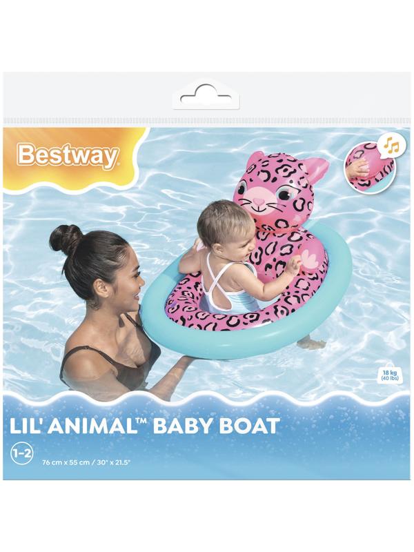 Круг для плавания «Зверюшки», с сиденьем, в ассортименте, от 1-2 лет, 34180