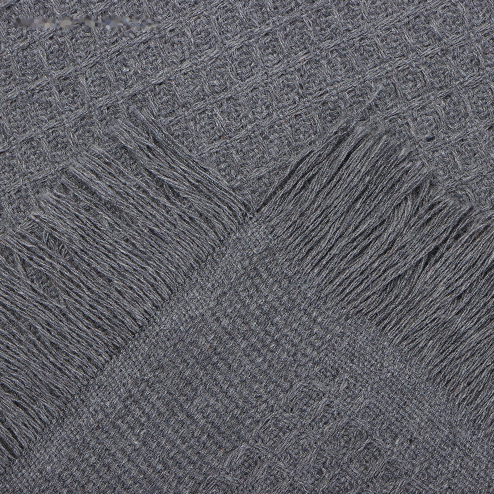 Плед Этель Waffle 130*180см , цв.темно-серый,80%хлопок, 20% п/э