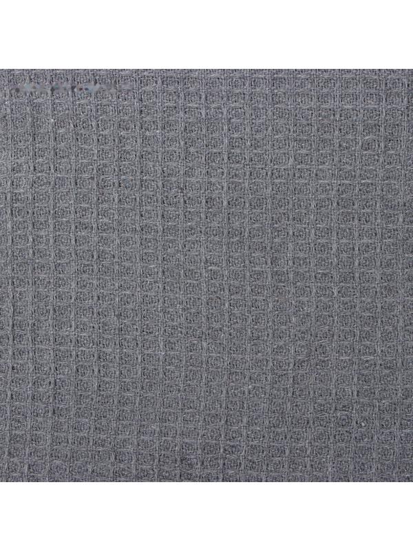 Плед Этель Waffle 130*180см , цв.темно-серый,80%хлопок, 20% п/э
