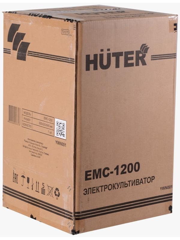 Культиватор Huter ЕМС-1200, электрический, 1200 Вт, ширина/глубина 32/21 см