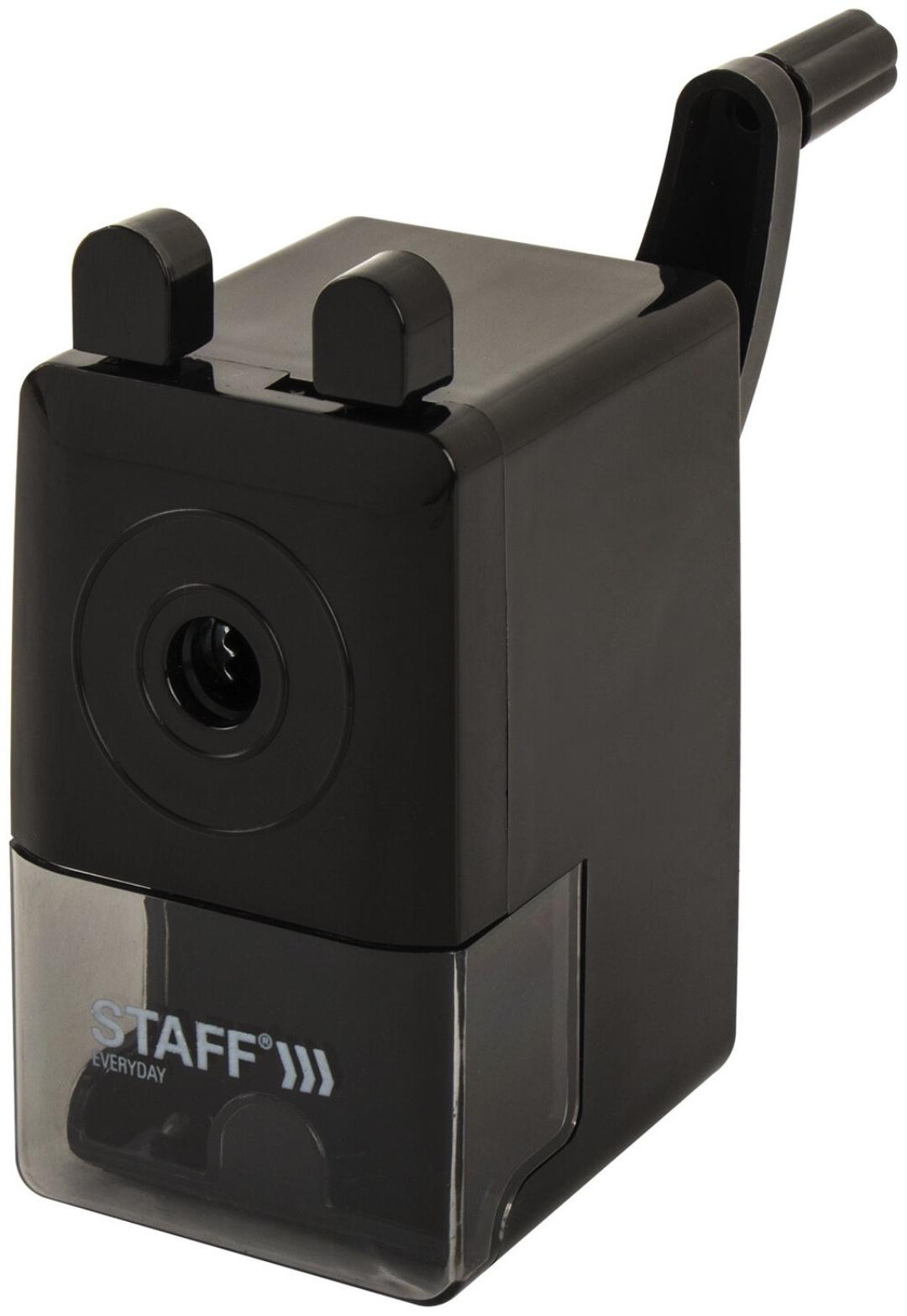 Точилка механическая STAFF EVERYDAY MS-796, чёрная