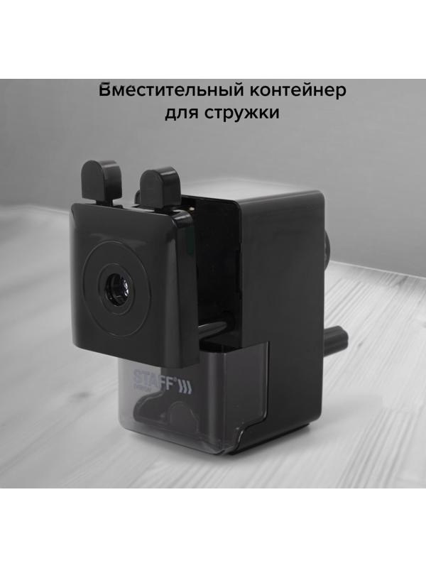 Точилка механическая STAFF EVERYDAY MS-796, чёрная