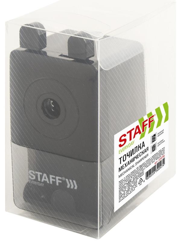Точилка механическая STAFF EVERYDAY MS-796, чёрная