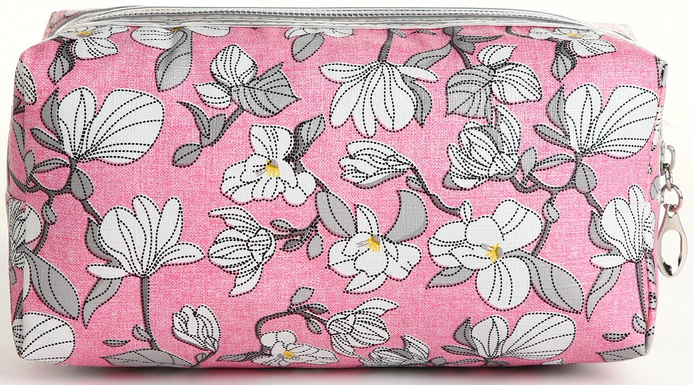 Косметичка на молнии, цвет розовый