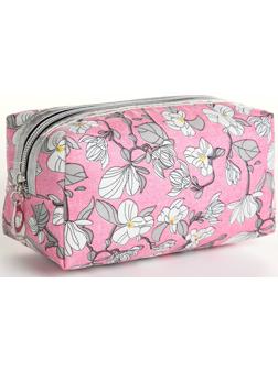 Косметичка на молнии, цвет розовый
