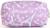 Косметичка на молнии, цвет сиреневый