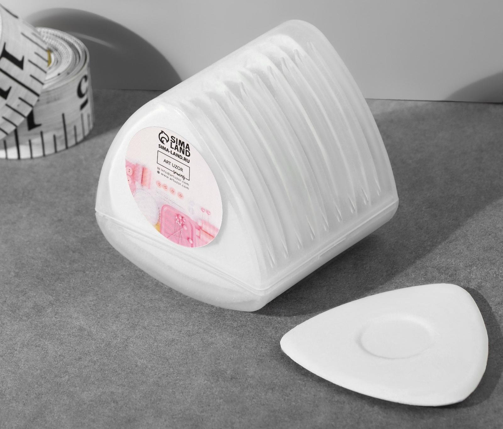 Мел портновский, 10 шт, цвет белый