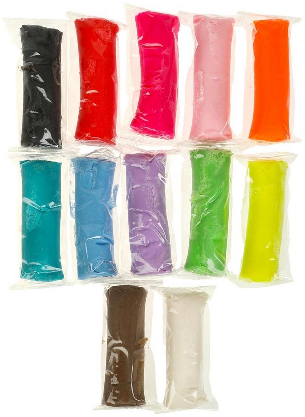 Тесто для лепки в ведре «Три Кота», 12 цв.